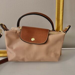 Chic Tan and Brown Mini Bag